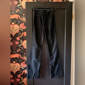 Adriano Goldschmied Jeans Black Alexxis High Rise Vintage Boot Size 26